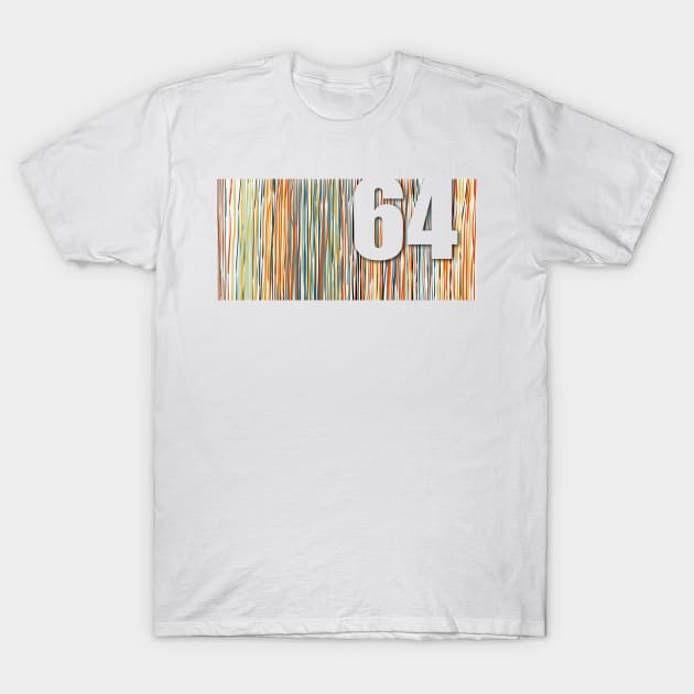 Colourful Lines 64 T-Shirt by Rod7